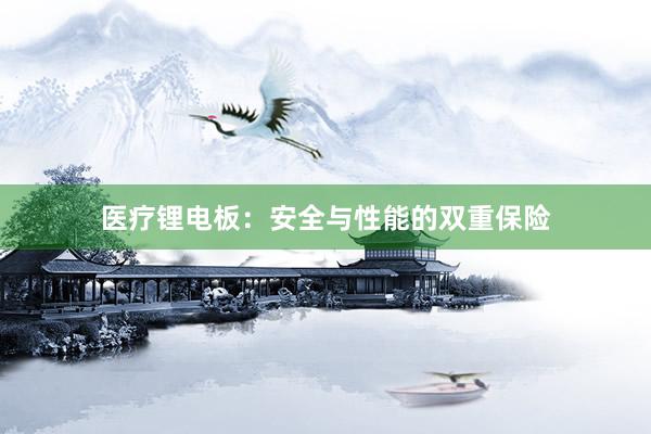 医疗锂电板：安全与性能的双重保险